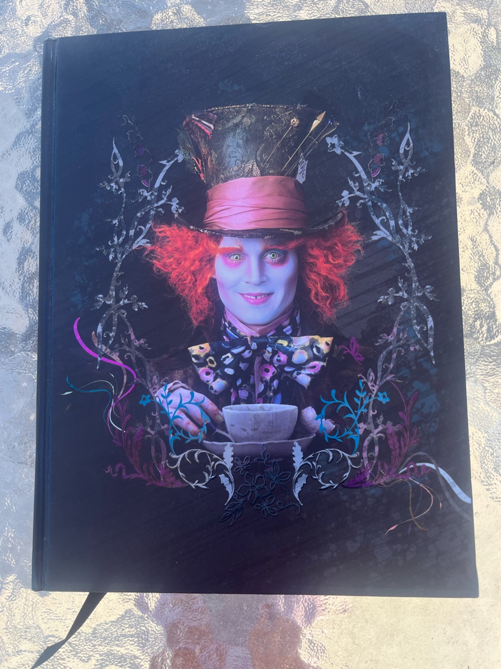 Alice in Wonderland Skitch Book- Jonny Depp as Mad Hatter